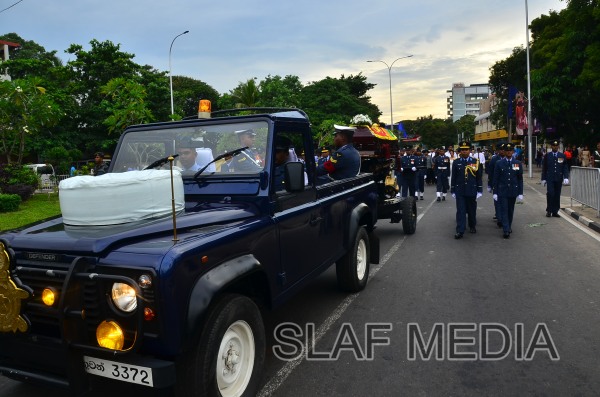 The Funeral Parade of Air Chief Marshal D C Perera VSV, ndc, psc