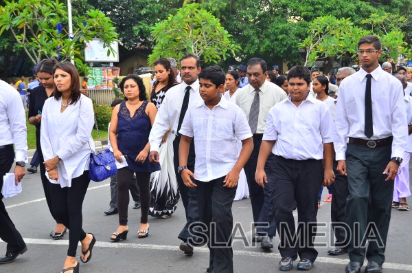 The Funeral Parade of Air Chief Marshal D C Perera VSV, ndc, psc
