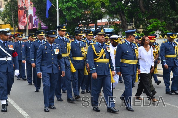 The Funeral Parade of Air Chief Marshal D C Perera VSV, ndc, psc