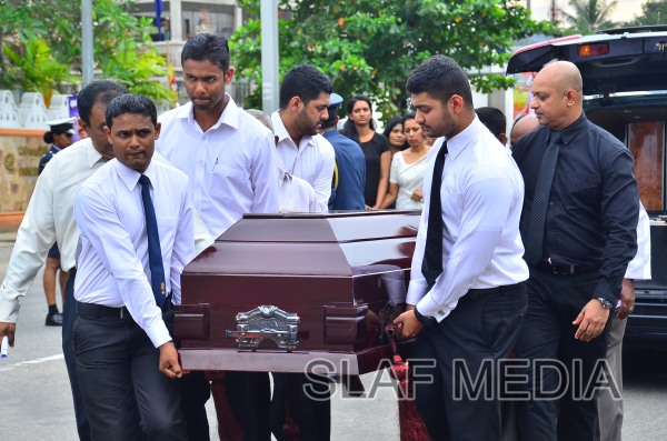 The Funeral Parade of Air Chief Marshal D C Perera VSV, ndc, psc