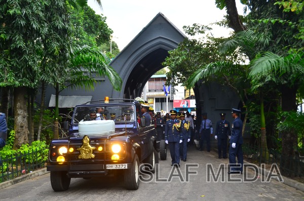 The Funeral Parade of Air Chief Marshal D C Perera VSV, ndc, psc