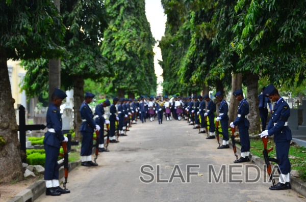 The Funeral Parade of Air Chief Marshal D C Perera VSV, ndc, psc