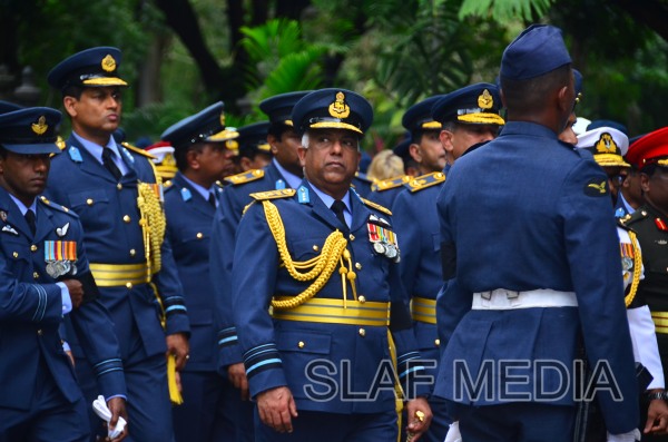 The Funeral Parade of Air Chief Marshal D C Perera VSV, ndc, psc
