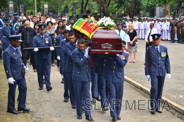 The Funeral Parade of Air Chief Marshal D C Perera VSV, ndc, psc