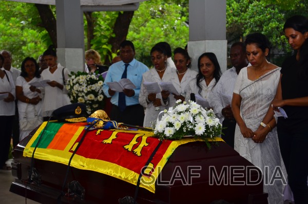 The Funeral Parade of Air Chief Marshal D C Perera VSV, ndc, psc