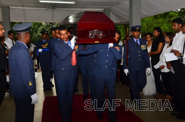 The Funeral Parade of Air Chief Marshal D C Perera VSV, ndc, psc