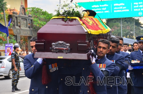 The Funeral Parade of Air Chief Marshal D C Perera VSV, ndc, psc