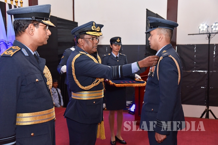 Heroes of the Sri Lanka Air Force Honoured with Gallantry Medals