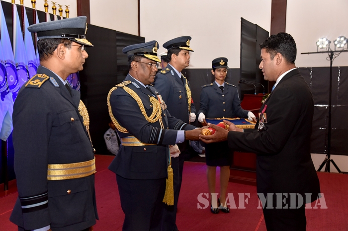 Heroes of the Sri Lanka Air Force Honoured with Gallantry Medals