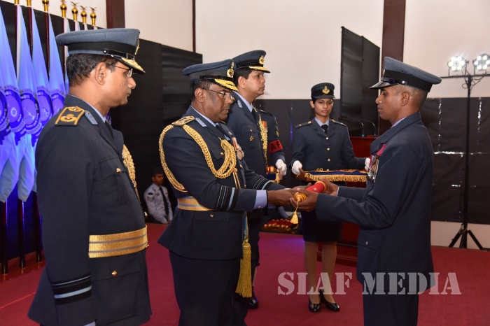 Heroes of the Sri Lanka Air Force Honoured with Gallantry Medals