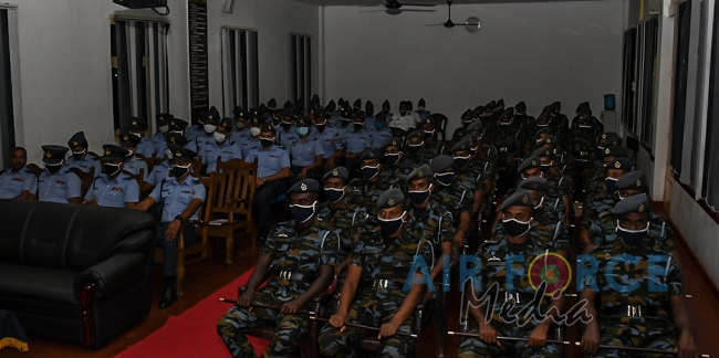 Lanyard and Cane Awarding Ceremony of Gunner Instructors at Combat Training School Diyatalawa