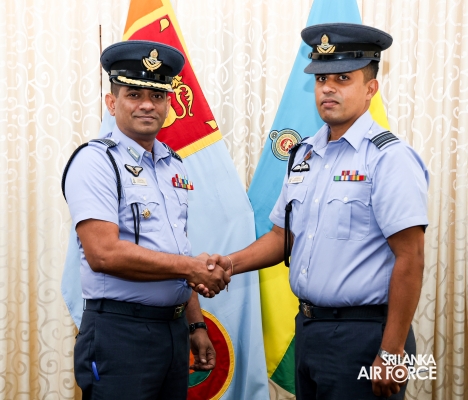 CHANGE OF COMMAND IN GROUND TRAINING WING SLAF ACADEMY CHINA BAY