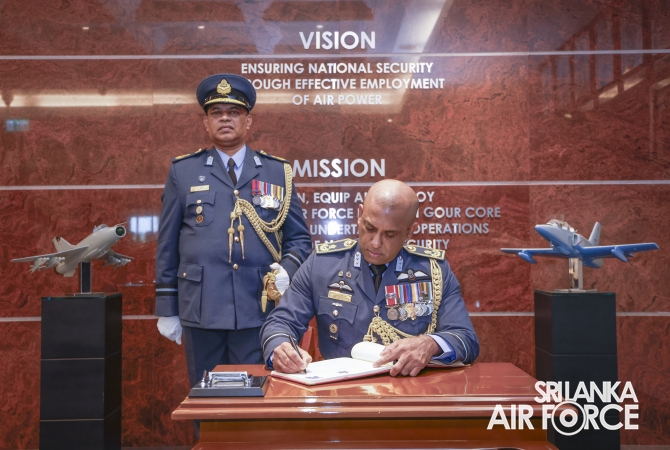 AIR VICE MARSHAL SAMPATH WICKREMARATNE BIDS ADIEU TO THE SRI LANKA AIR FORCE