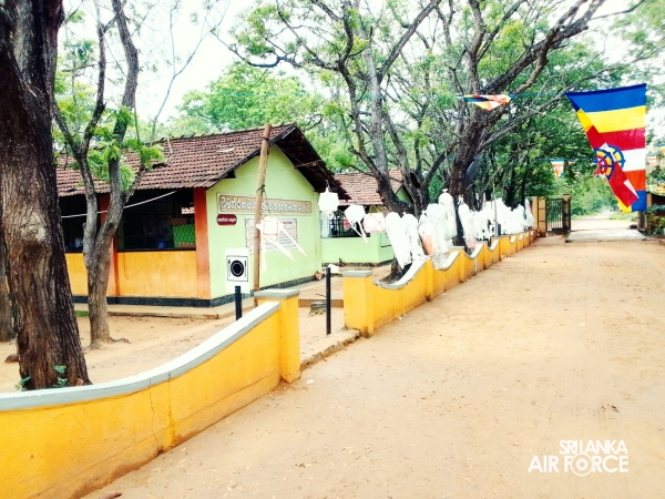 SLAF STATION WEERAWILA SUCCESSFULLY COMPLETES ‘GUWAN MITHUDAM’ PROJECT AT H/SAMANPURA MAHA VIDYALAYA