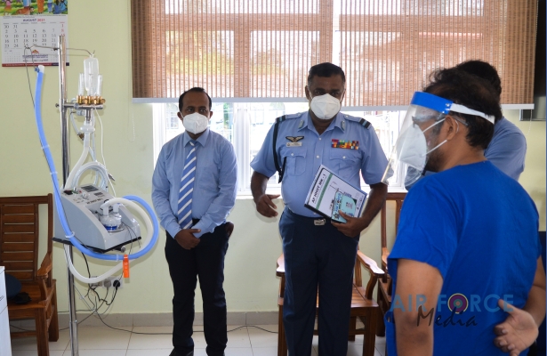 SRI
LANKA AIR FORCE HANDS OVER HHOT UNIT TO DISTRICT GENERAL HOSPITAL
KALUTARA