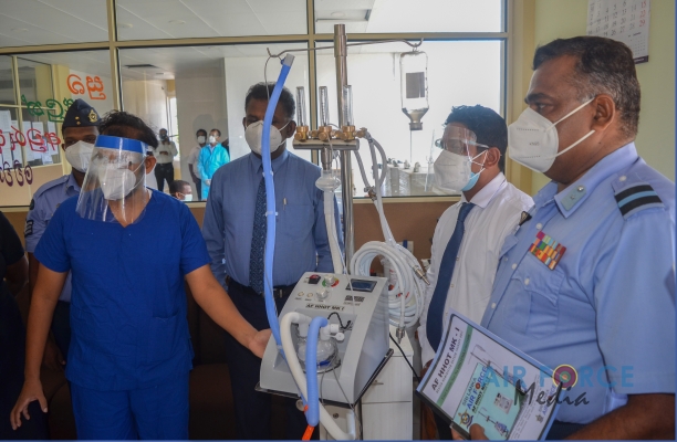 SRI
LANKA AIR FORCE HANDS OVER HHOT UNIT TO DISTRICT GENERAL HOSPITAL
KALUTARA