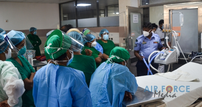 SRI
LANKA AIR FORCE HANDS OVER HHOT UNIT TO DISTRICT GENERAL HOSPITAL
KALUTARA