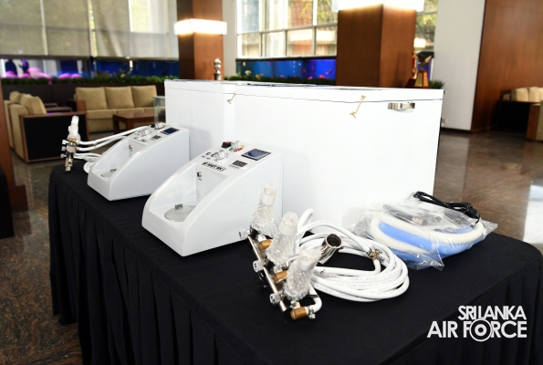 SLAF HANDS OVER TWO (02) HEATED HUMIDIFIED OXYGEN THERAPY UNITS