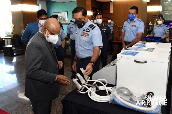 SLAF HANDS OVER TWO (02) HEATED HUMIDIFIED OXYGEN THERAPY UNITS