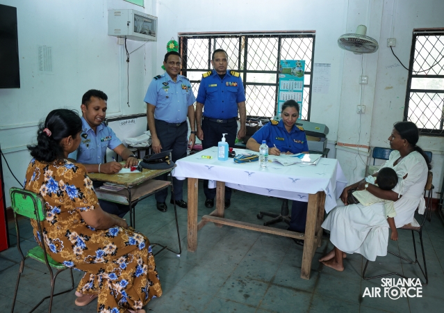 SLAF, SLCOMM AND SLAF SEVA VANITHA UNIT CONDUCT MEDICAL OUTREACH PROGRAMME IN ANURADHAPURA