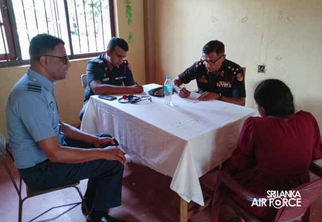 SLAF, SLCOMM AND SLAF SEVA VANITHA UNIT CONDUCT MEDICAL OUTREACH PROGRAMME IN ANURADHAPURA