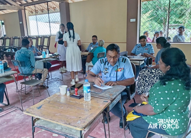 SLAF, SLCOMM AND SLAF SEVA VANITHA UNIT CONDUCT MEDICAL OUTREACH PROGRAMME IN ANURADHAPURA