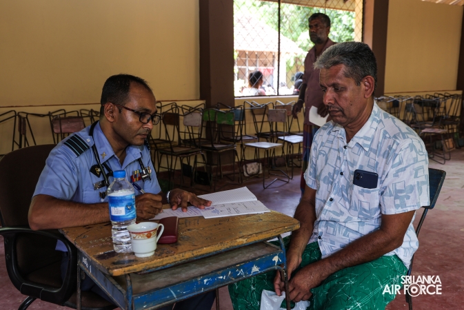 SLAF, SLCOMM AND SLAF SEVA VANITHA UNIT CONDUCT MEDICAL OUTREACH PROGRAMME IN ANURADHAPURA