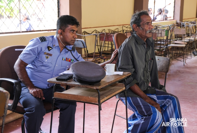 SLAF, SLCOMM AND SLAF SEVA VANITHA UNIT CONDUCT MEDICAL OUTREACH PROGRAMME IN ANURADHAPURA
