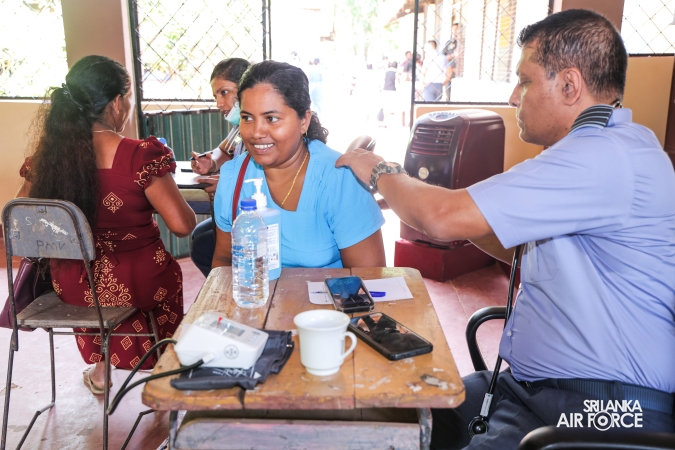 SLAF, SLCOMM AND SLAF SEVA VANITHA UNIT CONDUCT MEDICAL OUTREACH PROGRAMME IN ANURADHAPURA