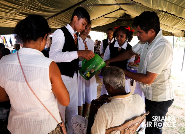 SLAF, SLCOMM AND SLAF SEVA VANITHA UNIT CONDUCT MEDICAL OUTREACH PROGRAMME IN ANURADHAPURA