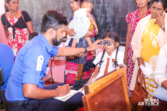 SLAF, SLCOMM AND SLAF SEVA VANITHA UNIT CONDUCT MEDICAL OUTREACH PROGRAMME IN ANURADHAPURA