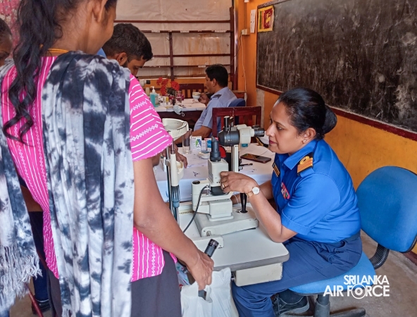 SLAF, SLCOMM AND SLAF SEVA VANITHA UNIT CONDUCT MEDICAL OUTREACH PROGRAMME IN ANURADHAPURA