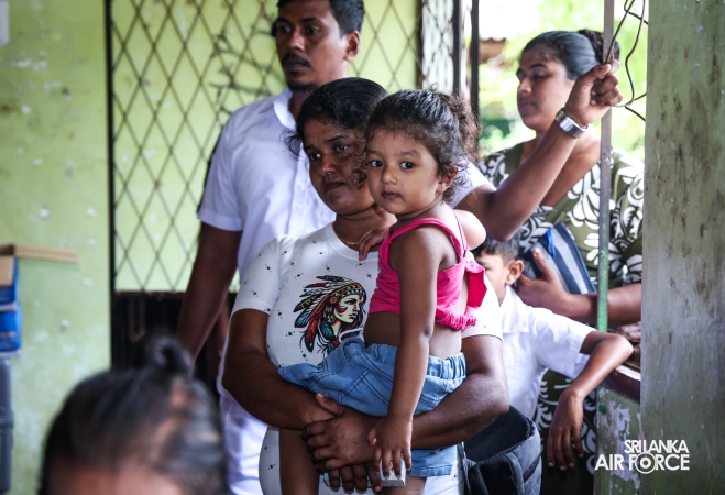 SLAF, SLCOMM AND SLAF SEVA VANITHA UNIT CONDUCT MEDICAL OUTREACH PROGRAMME IN ANURADHAPURA