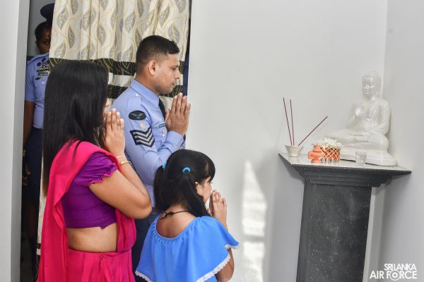 SLAF SEVA VANITHA UNIT CONDUCTS A HOUSE WARMING CEREMONY