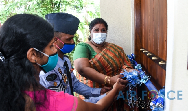 SLAF Seva Vanitha Unit Conducts a House Warming Ceremony at Mirigama