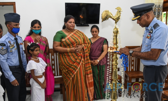 SLAF Seva Vanitha Unit Conducts a House Warming Ceremony at Mirigama