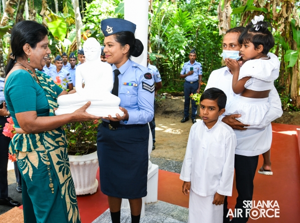 SLAF SEVA VANITHA UNIT CONDUCTS A HOUSE WARMING CEREMONY