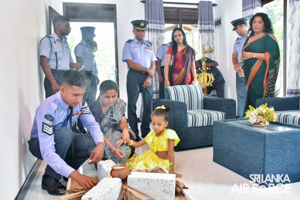 SLAF SEVA VANITHA UNIT CONDUCTS A HOUSE WARMING CEREMONY