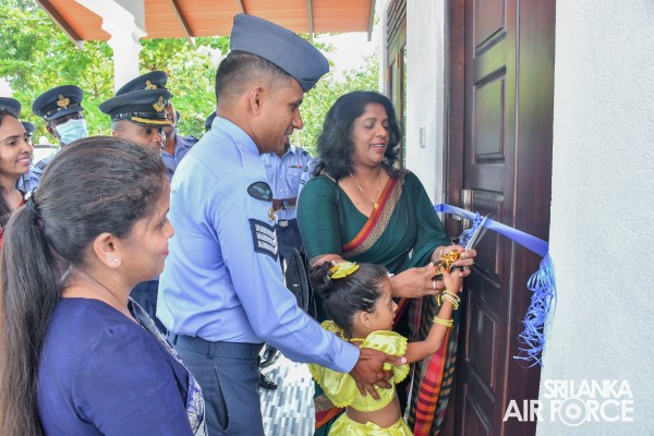 SLAF SEVA VANITHA UNIT CONDUCTS A HOUSE WARMING CEREMONY
