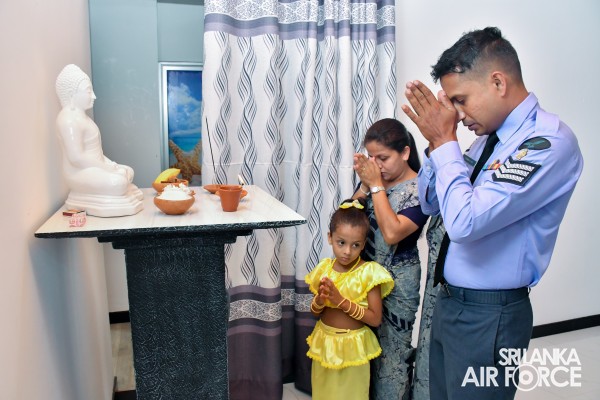 SLAF SEVA VANITHA UNIT CONDUCTS A HOUSE WARMING CEREMONY