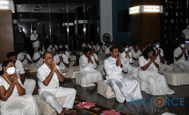 SRI LANKA AIR FORCE CONDUCTS ISLAND WIDE PIRITH CHANTING PROGRAM