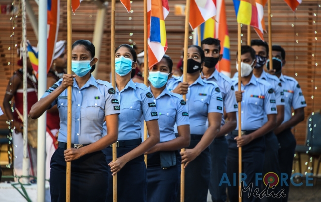 SRI LANKA AIR FORCE CONDUCTS ISLAND WIDE PIRITH CHANTING PROGRAM
