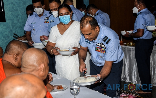 SRI LANKA
AIR FORCE CONDUCTS ISLAND WIDE PIRITH CHANTING PROGRAM