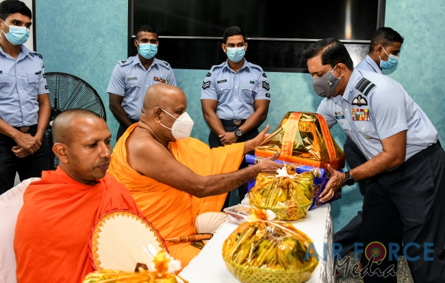 SRI LANKA
AIR FORCE CONDUCTS ISLAND WIDE PIRITH CHANTING PROGRAM