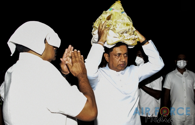 SRI LANKA AIR FORCE CONDUCTS ISLAND WIDE PIRITH CHANTING PROGRAM