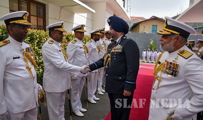 Chief of the Air Staff of Pakistan Air Force Visits Army and Navy HQ's