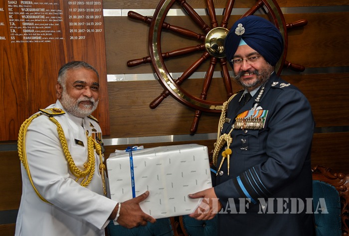 Chief of the Air Staff of Pakistan Air Force Visits Army and Navy HQ's