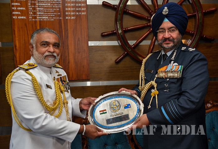 Chief of the Air Staff of Pakistan Air Force Visits Army and Navy HQ's