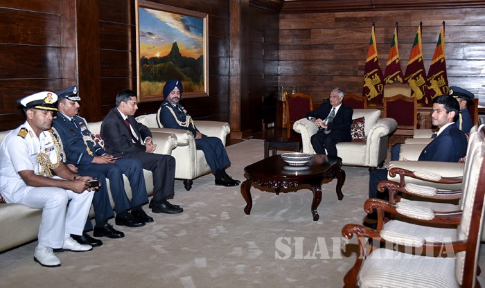 Indian Air Force Chief Calls on the Prime Minister