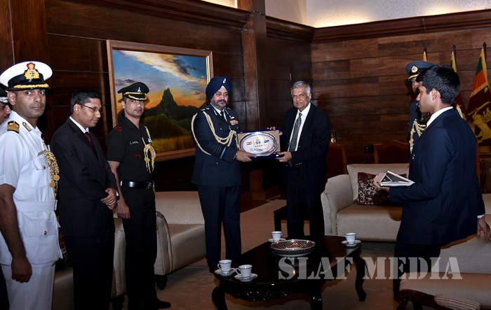 Indian Air Force Chief Calls on the Prime Minister